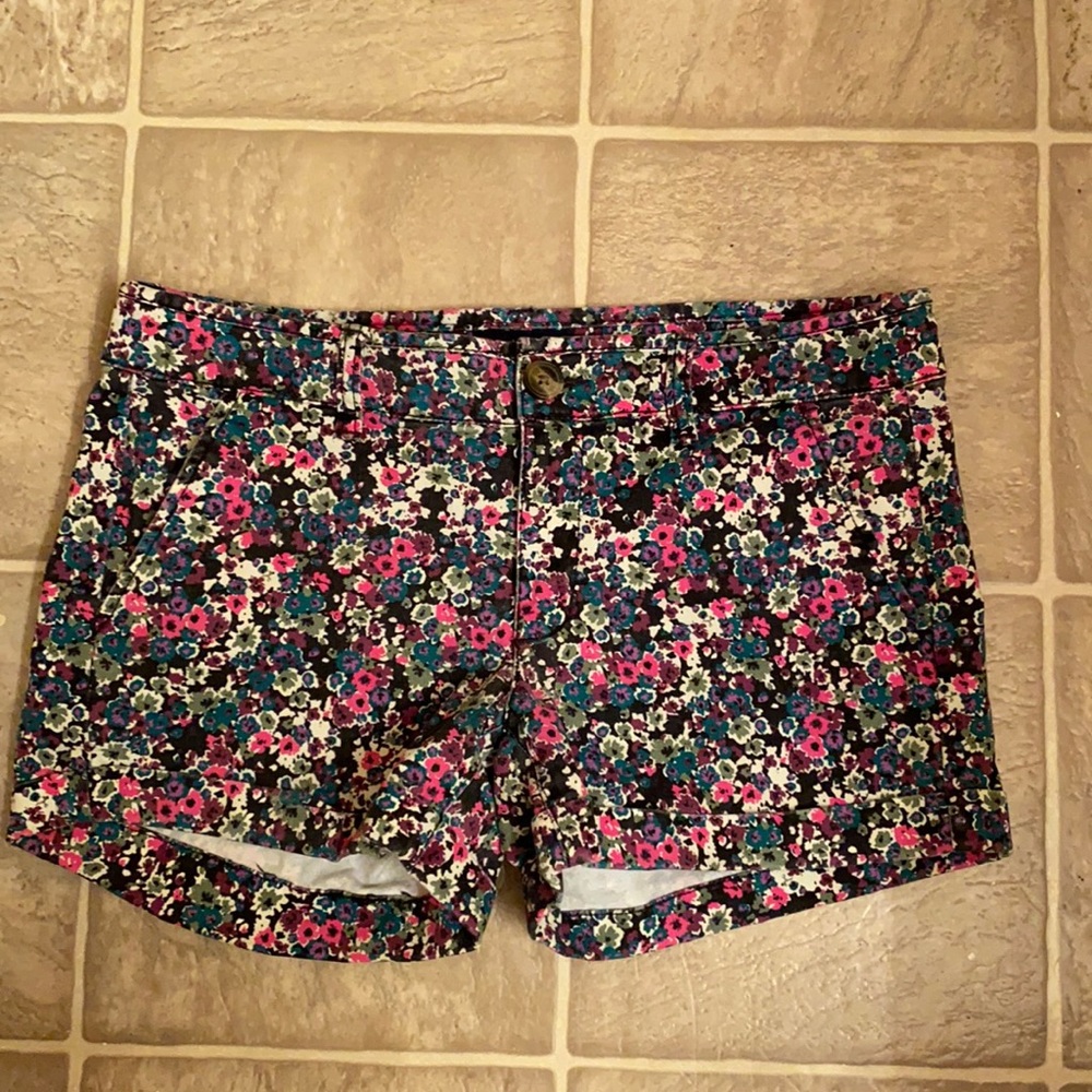 2 for $20! American Eagle Floral MIDI Shorts